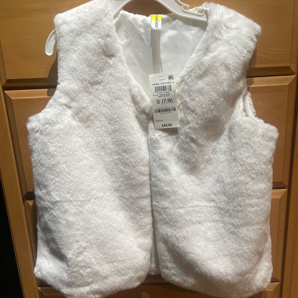 NWT Epic Threads White Kids Vest